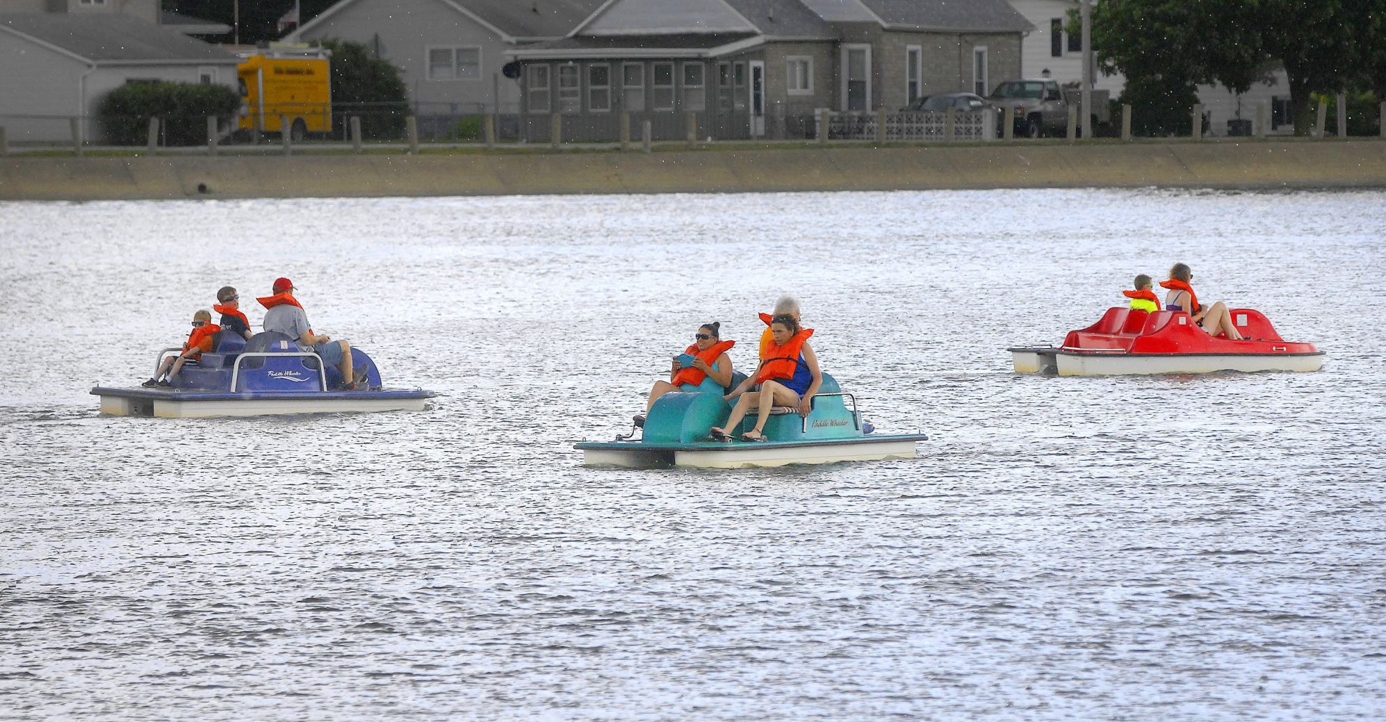 Enjoy Miller Park's paddle boats!